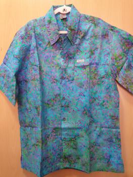 Batik shirt - Abstract Blue
